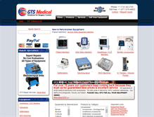 Tablet Screenshot of gtsmedical.com